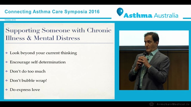 Wheezing & Wellbeing Supporting Someone with Chronic Illness and Mental Distress Mr Pedro Diaz