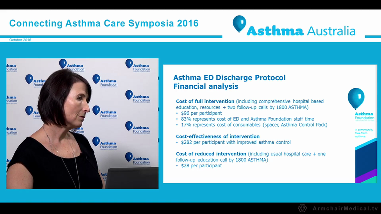 Enhanced emergency discharge procedure for asthma Tanya Raineri, Asthma Foundation Queensland and New South Wales