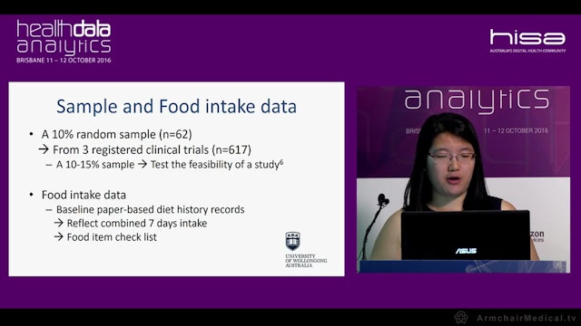 The feasibility of analysing food consumption combinations from overweight and obese participants of weight loss clinical trials Vivienne Guan University of Wollongong