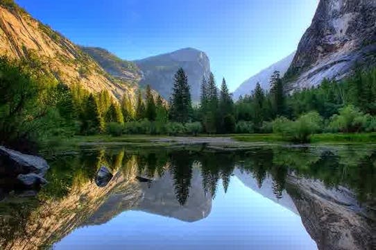 THE CALM PEACEFUL LAKE