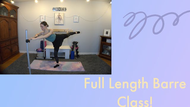 The Restorative Barre Class!