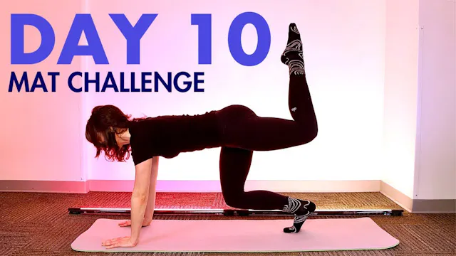 10 Day Pilates Mat Workout Challenge:...