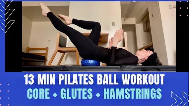 13 MIN Mat Ball Workout for Abs, Glut...