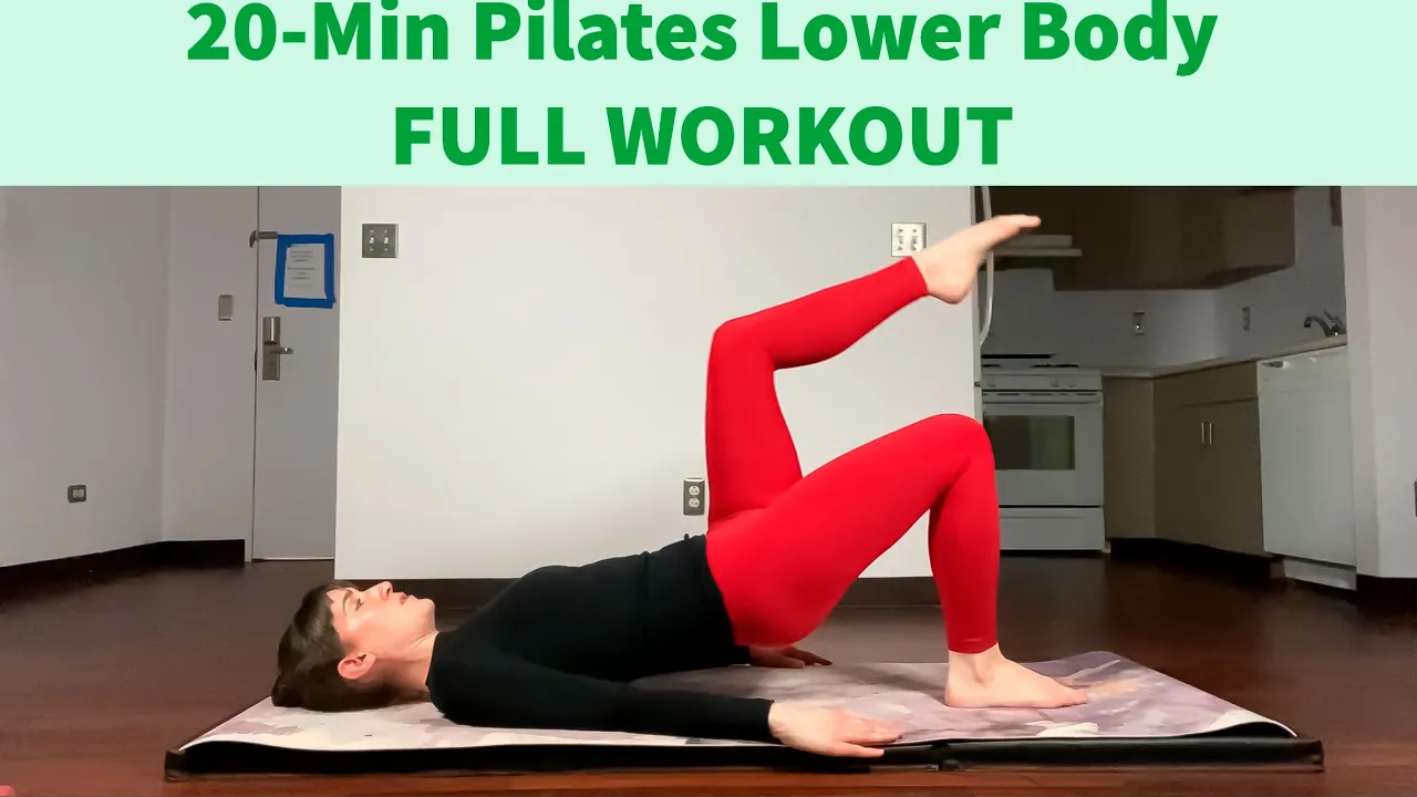 20 MIN Mat Workout for Lower Body - Optional Ankle Weights