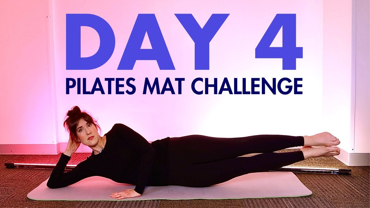 10 Day Pilates Mat Workout Challenge: Day 4 - Deep Core & Obliques