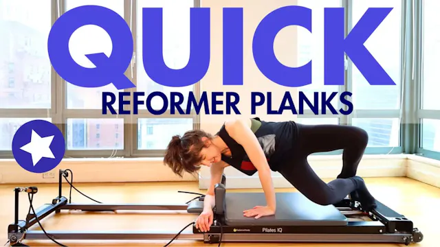 8 MIN Reformer Quick Plank Variations...
