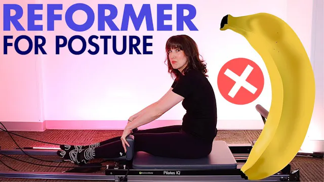 20 MIN Reformer for Posture - No Props 🍌