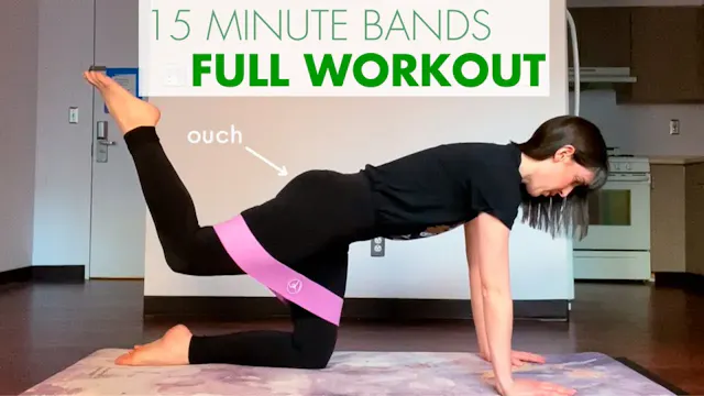 15 MIN Mat Glutes & Thighs with Resis...