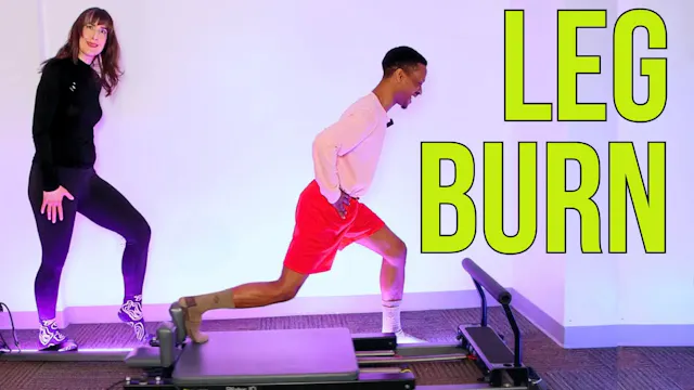 25 MIN Reformer LOWER BODY BURN featu...