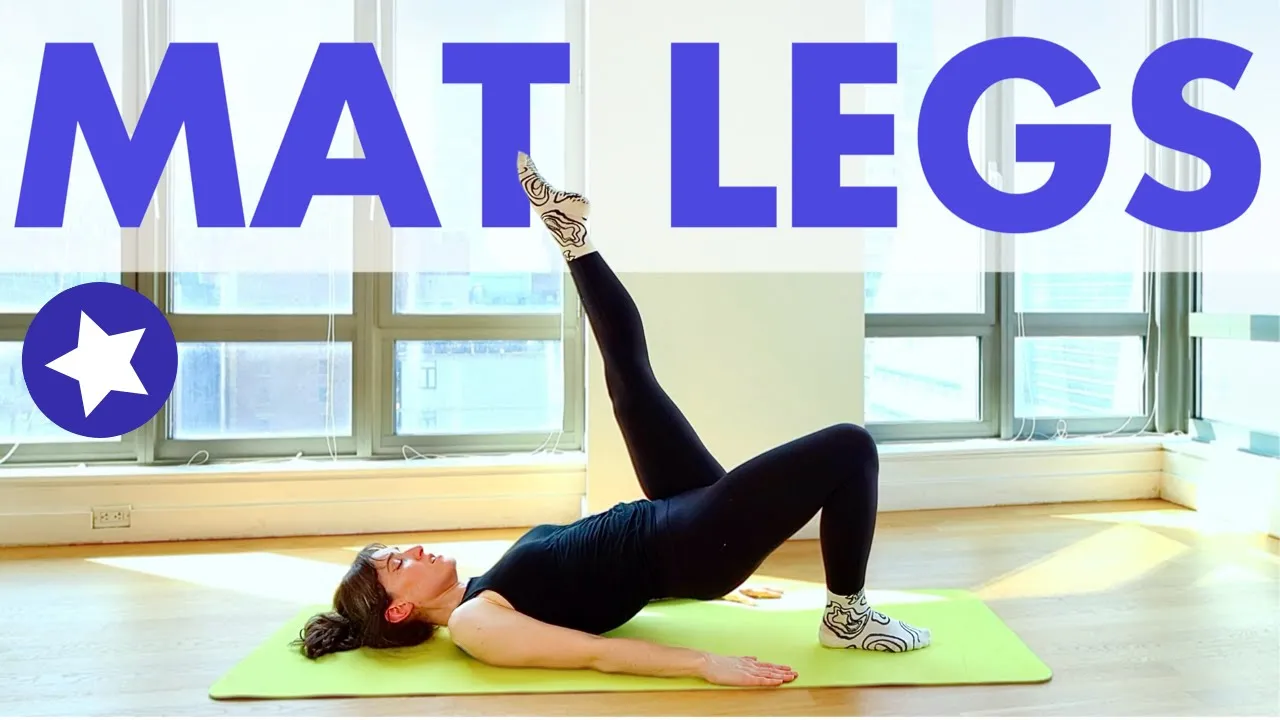 10 MIN Mat Pilates Workout for Legs - Bridge Variations (MEMBERS EXCLUSIVE)