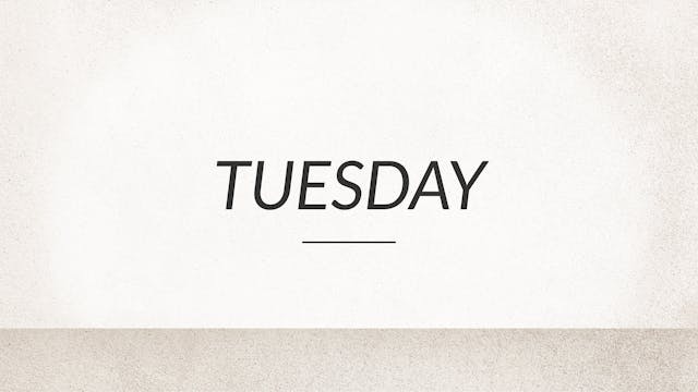 Challenging: Tuesday
