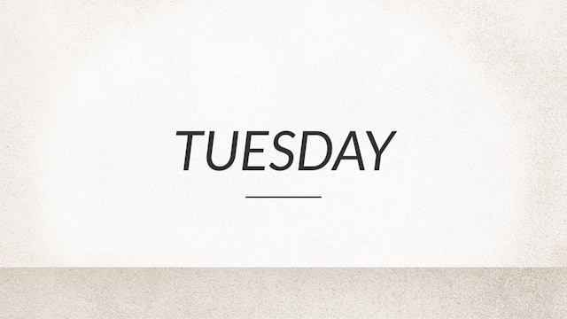 Beginner: Tuesday