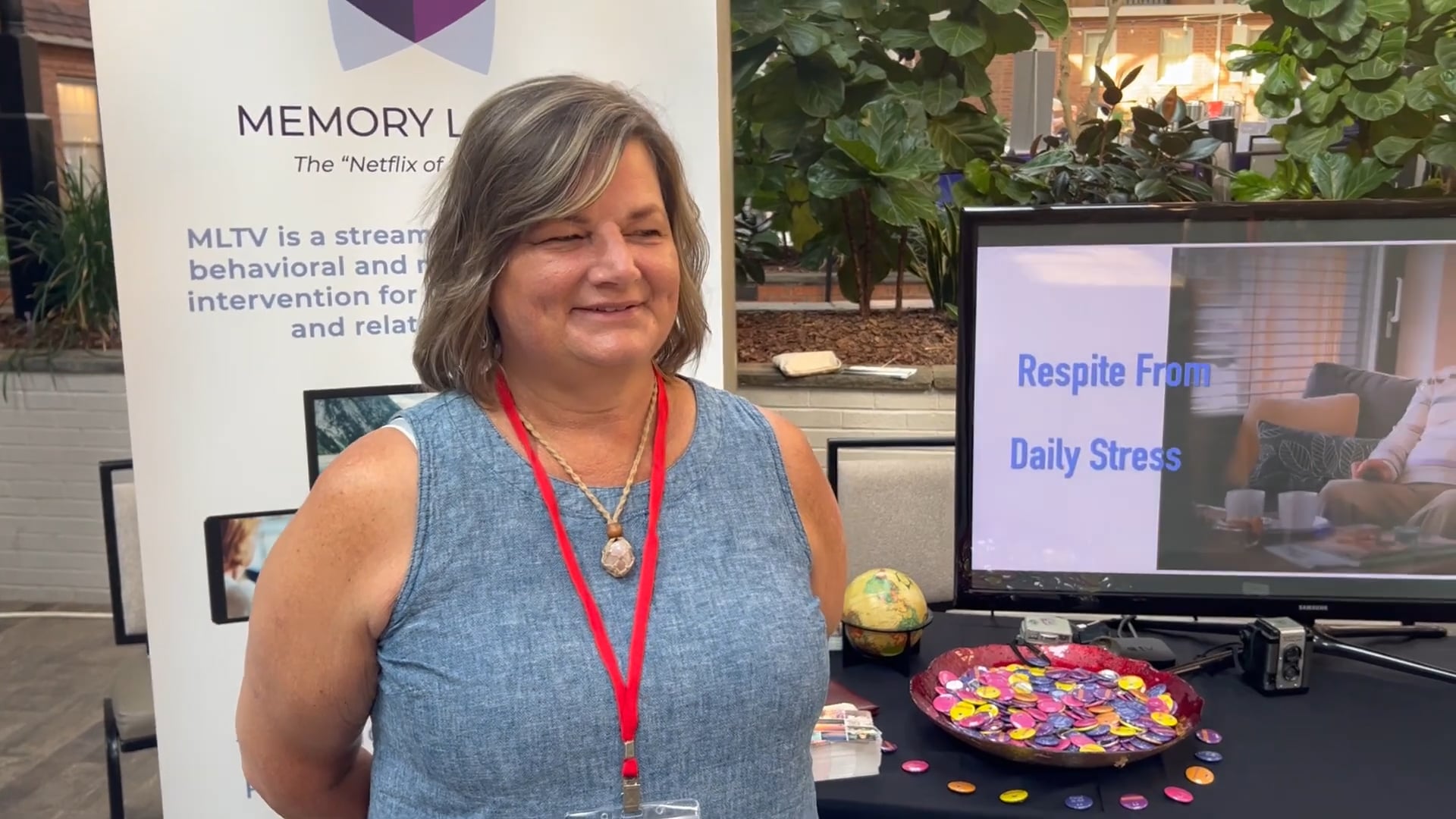 Sharon, her mom and Memory Lane TV 