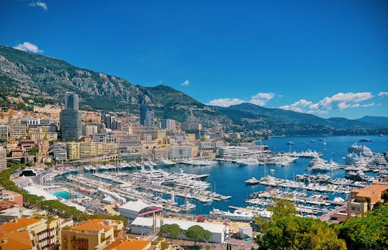 Monaco, Old Town and Prince's Palace ...