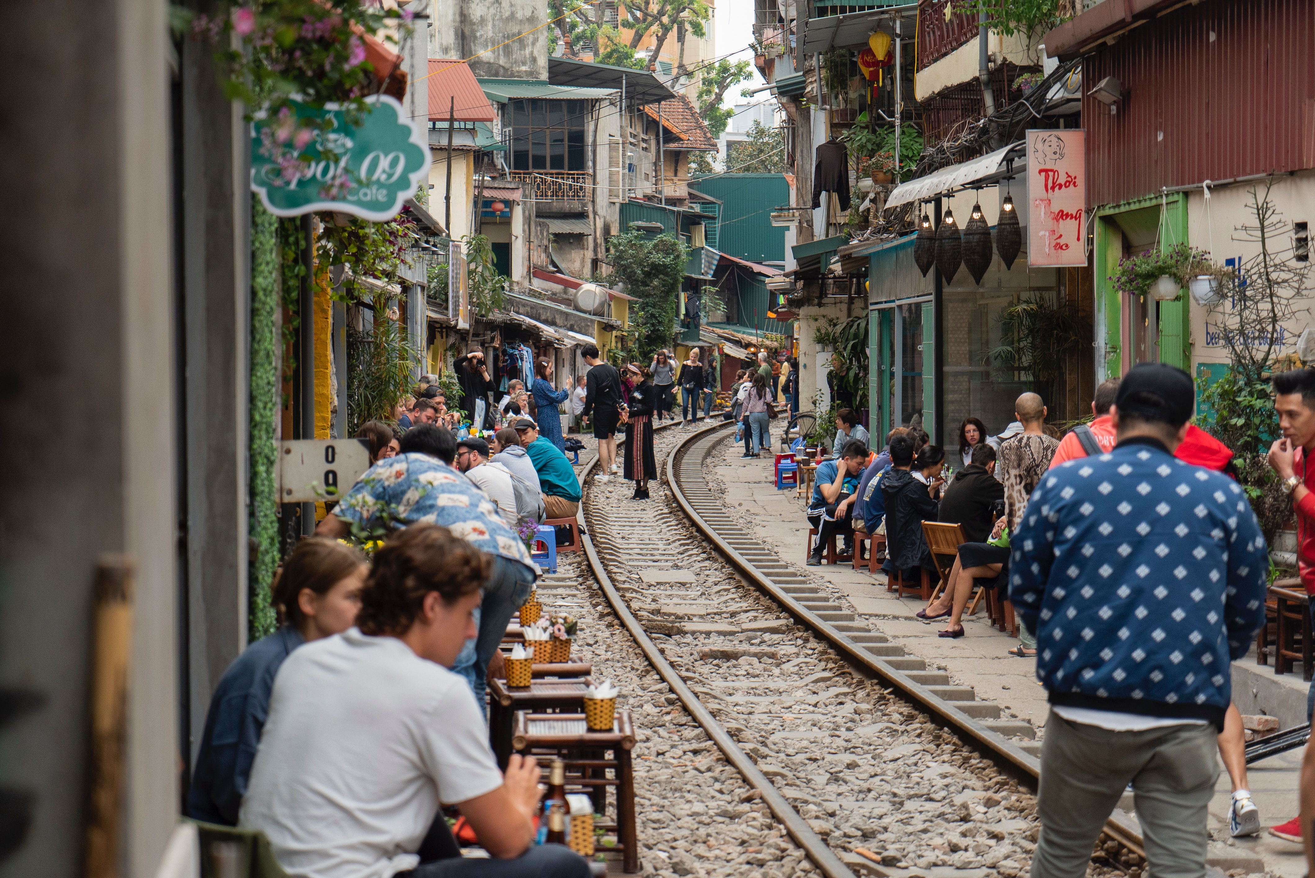 Hanoi Train Street in Vietnam - S4169 