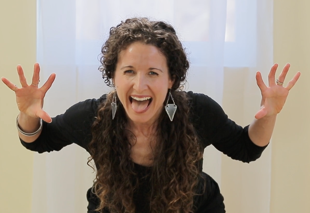 Movement To Release Frustration, Lion's Pose - S8027