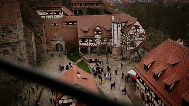 Inside The Medieval Nuremberg Castle in Germany - S4181
