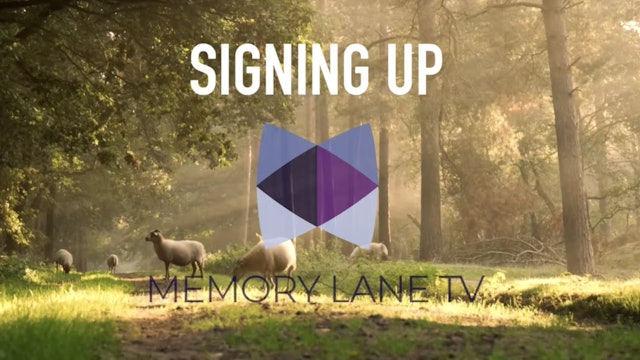 How To Sign Up For Memory Lane TV