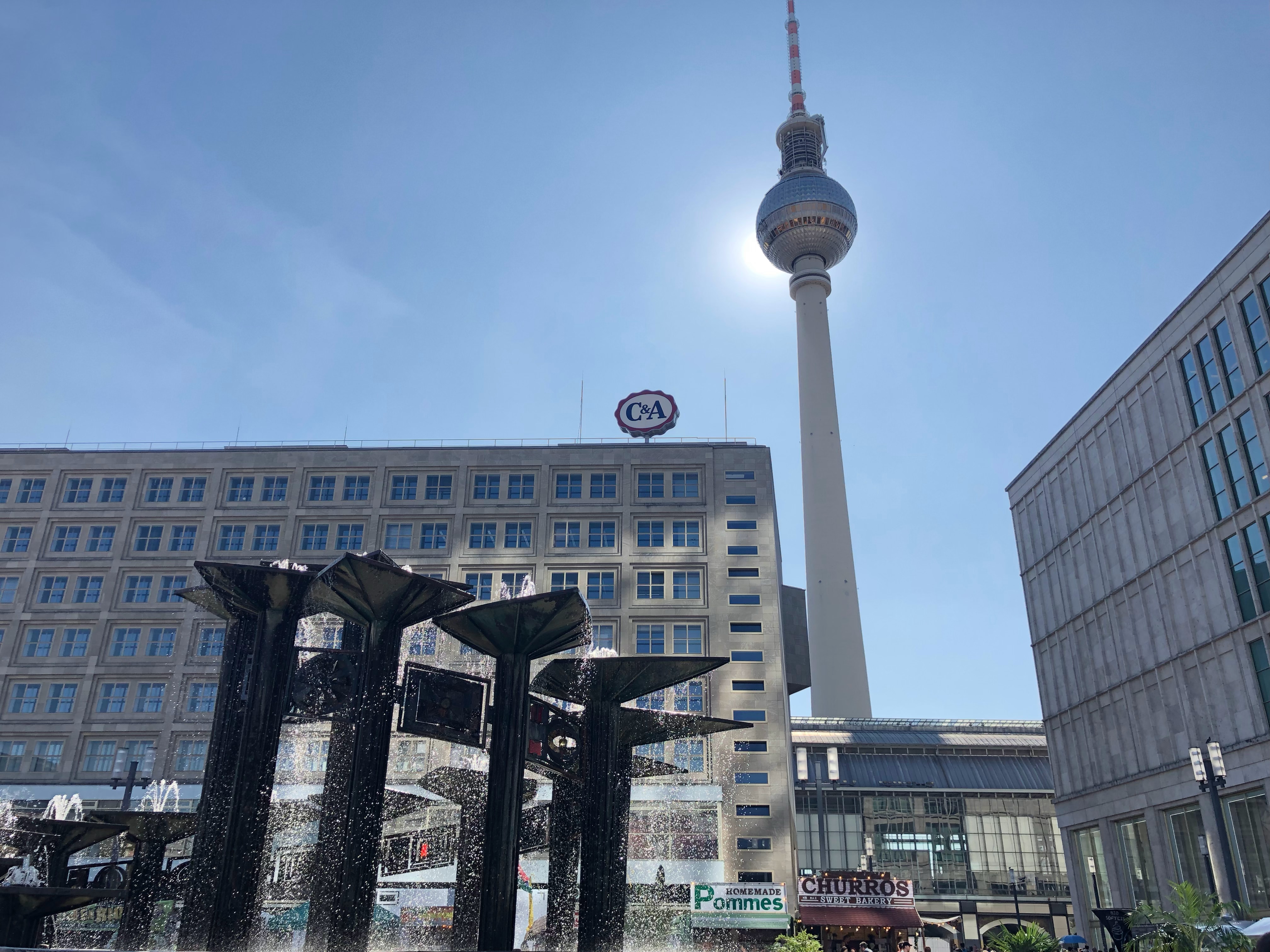 Alexanderplatz on a Sunny Day in Berlin, Germany - S4037 