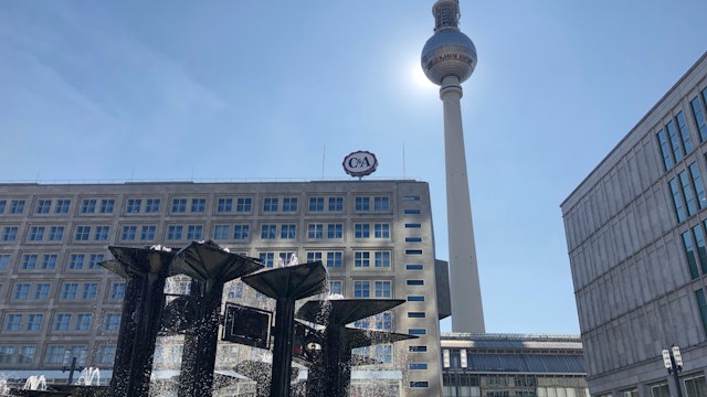 Alexanderplatz on a Sunny Day in Berlin, Germany - S4037 