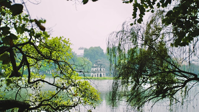 Hanoi, Hoan Kiem Lake & Park in Vietnam - S4170