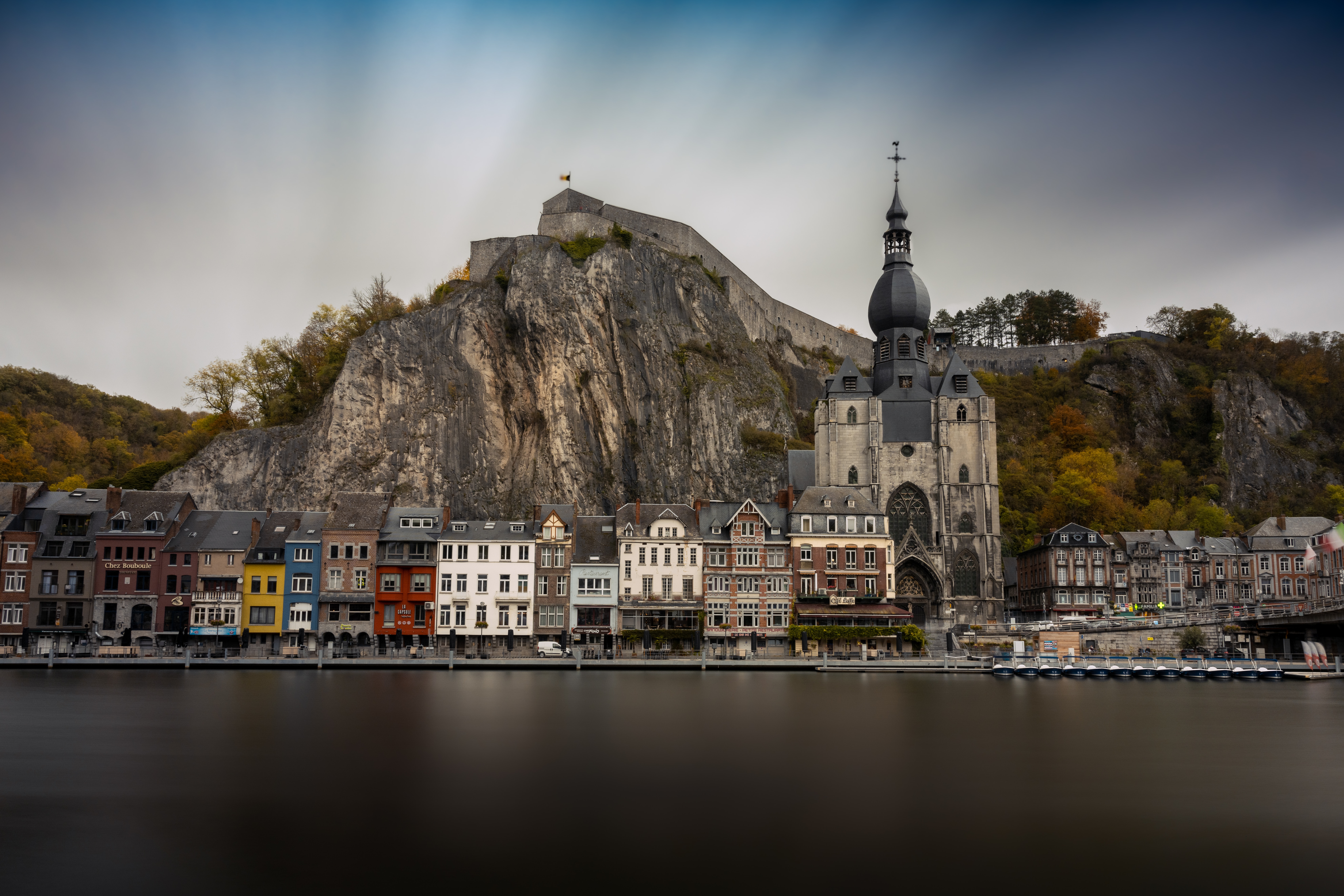 Dinant Town and Citadel in Belgium - S4136