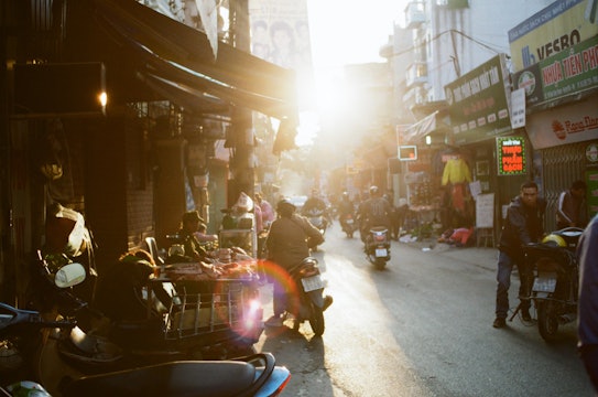 Hanoi Old Quarter at Dusk in Vietnam - S4058 