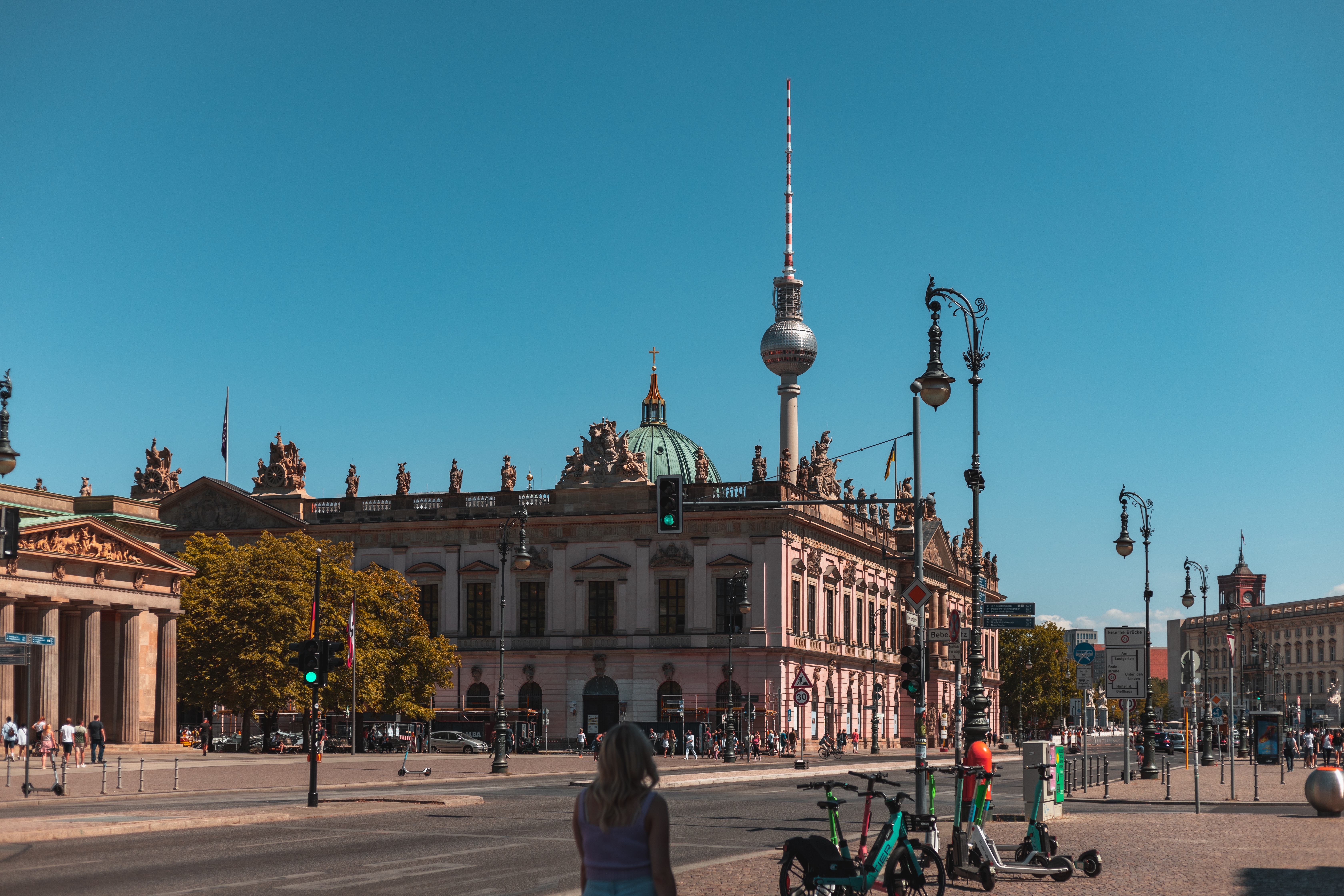 Alexanderplatz On a Beautiful Sunny Day, Berlin in Germany - S4100 