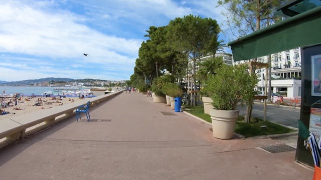 S4122 - Cannes Beach Promenade La Cro...