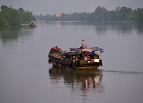 Cruise on The Mekong Delta in Vietnam...