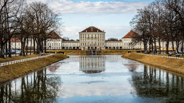 Nymphenburg Palace and Park in Munich...