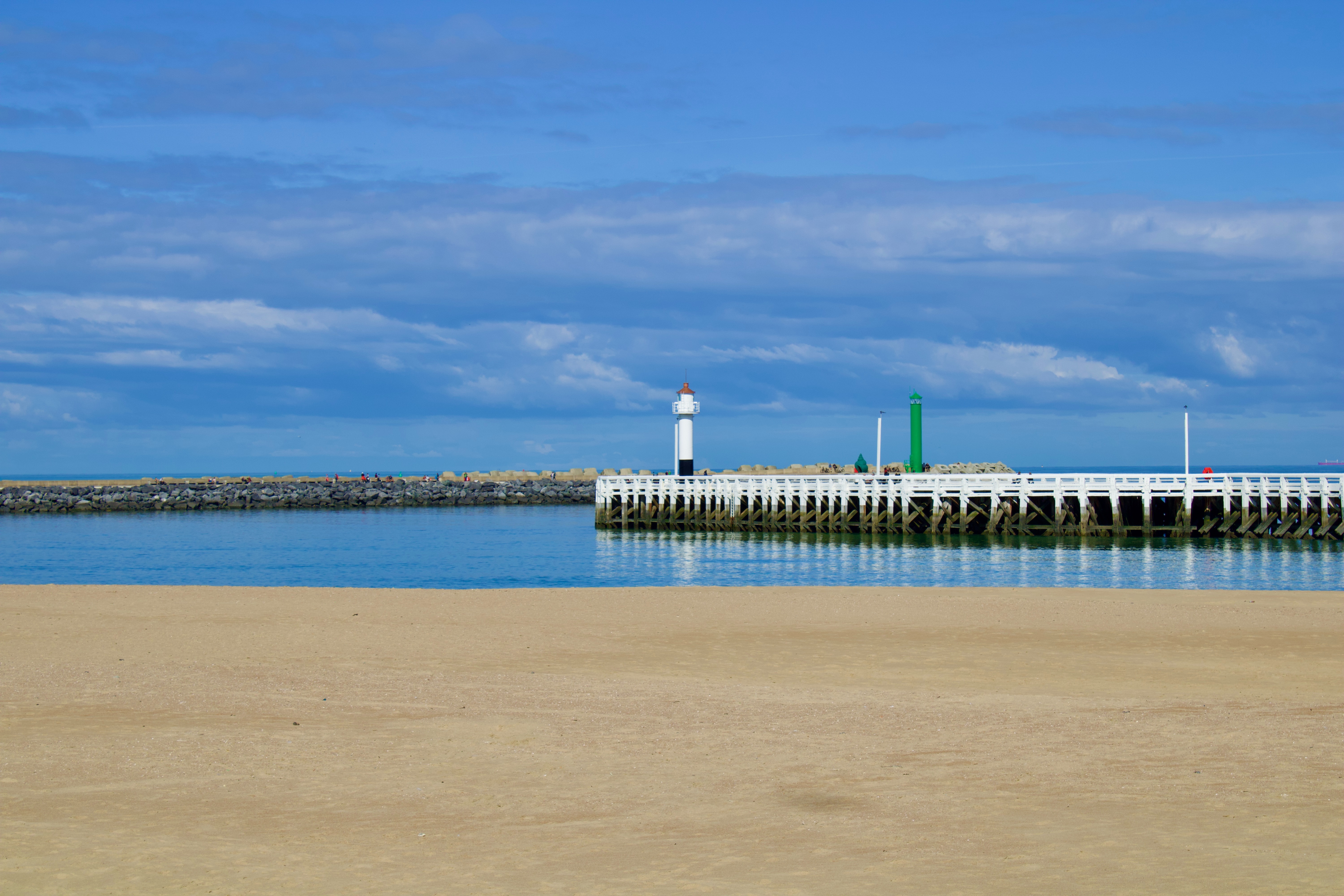 Blankenberge Boulevard Beach in Belgium - S4047 