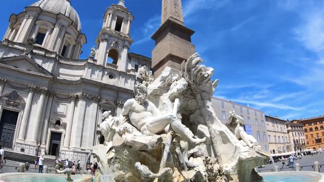 S4251 - Rome, Piazza Navona To Panthe...