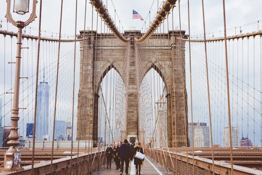 Brooklyn Bridge in New York City - S6048