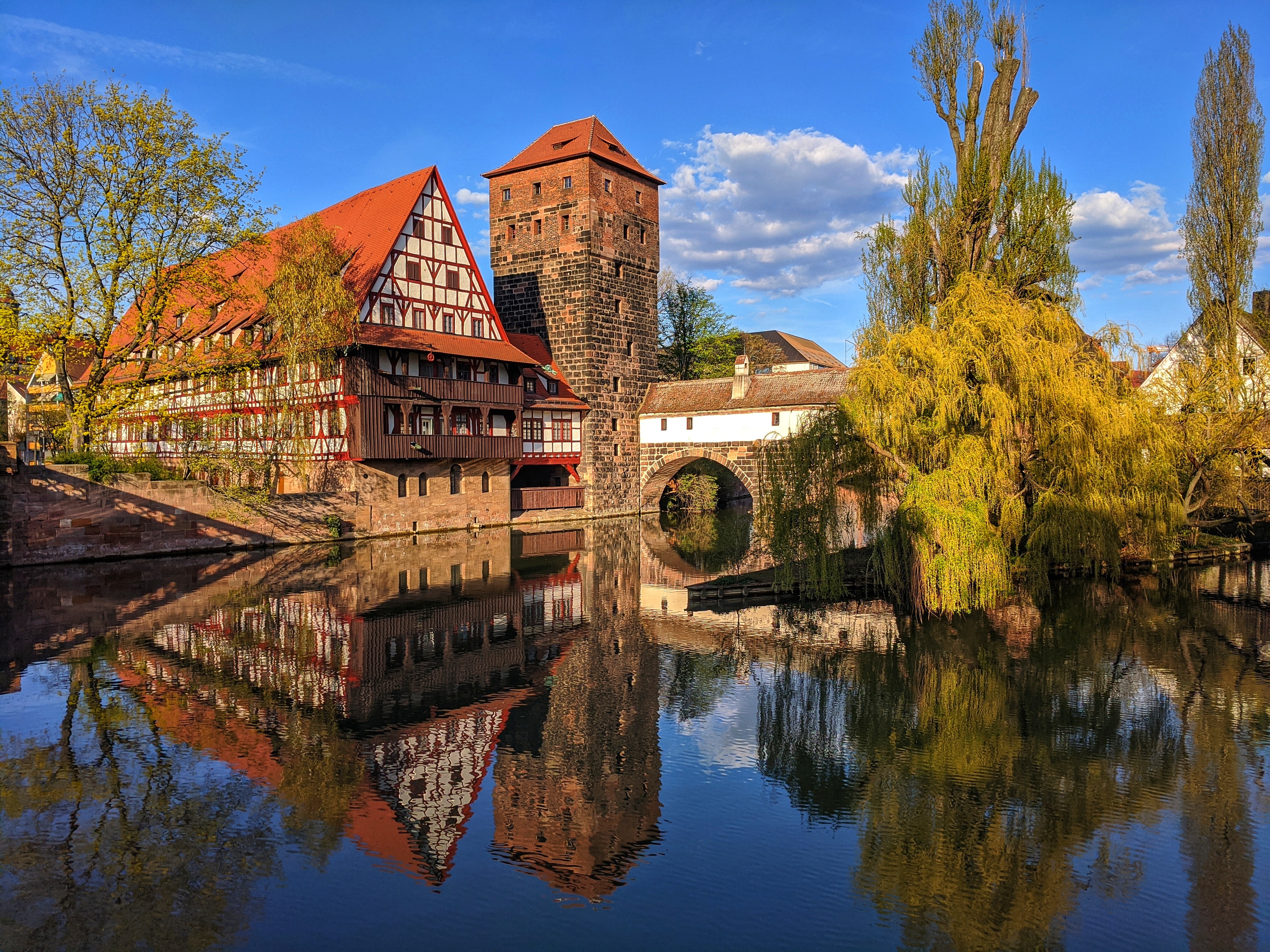 Walking Inside The Nuremberg Castle in Germany - S4061 