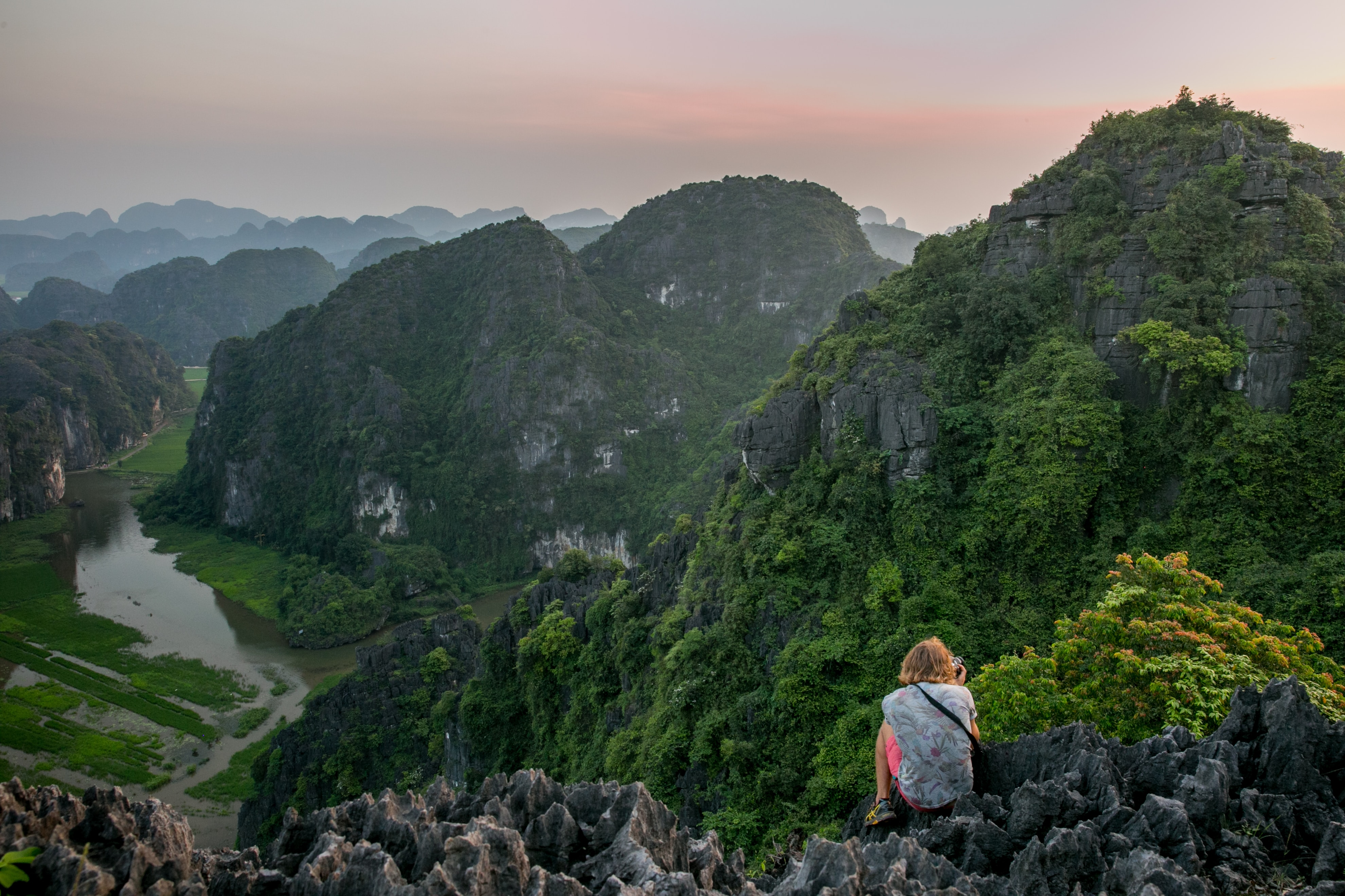 Hang Mua Viewpoint, Ninh Binh in Vietnam - S4057 