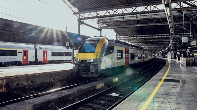 Liège Guillemins Railway Station in Belgium - S4195