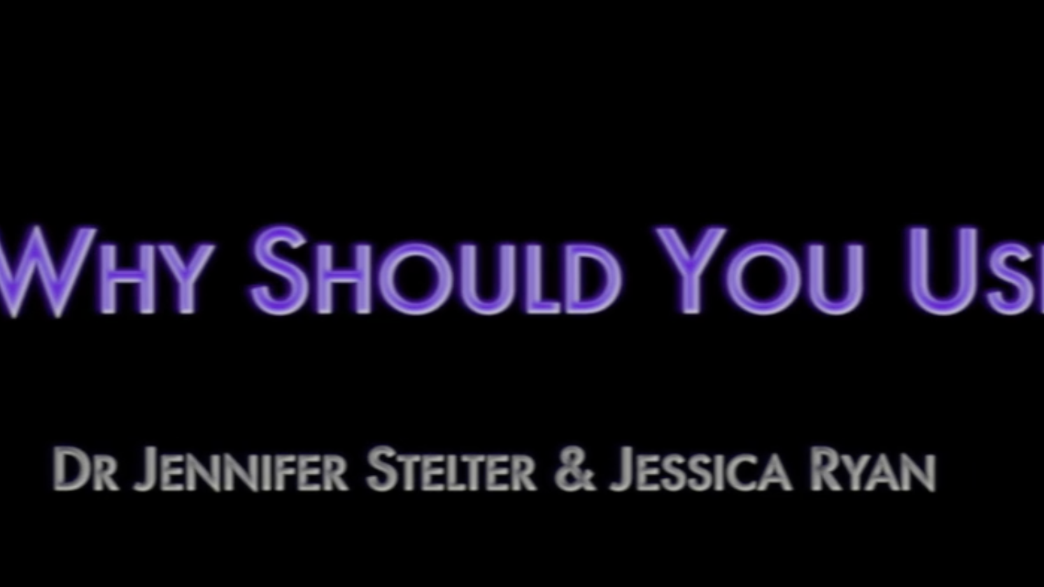 Film 5 - Why Should you use