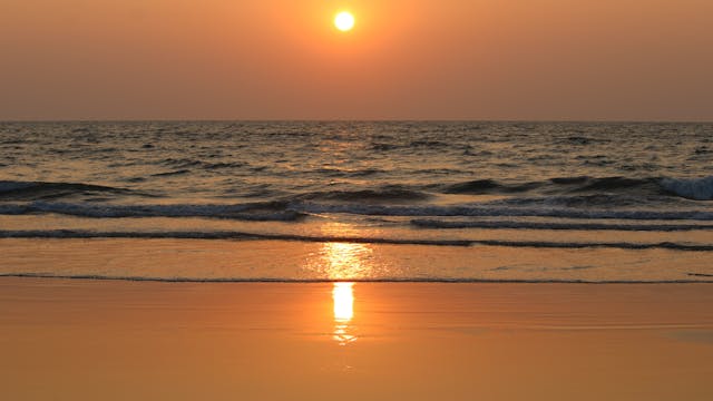 Sunset on the Ocean & Night Summer Sk...