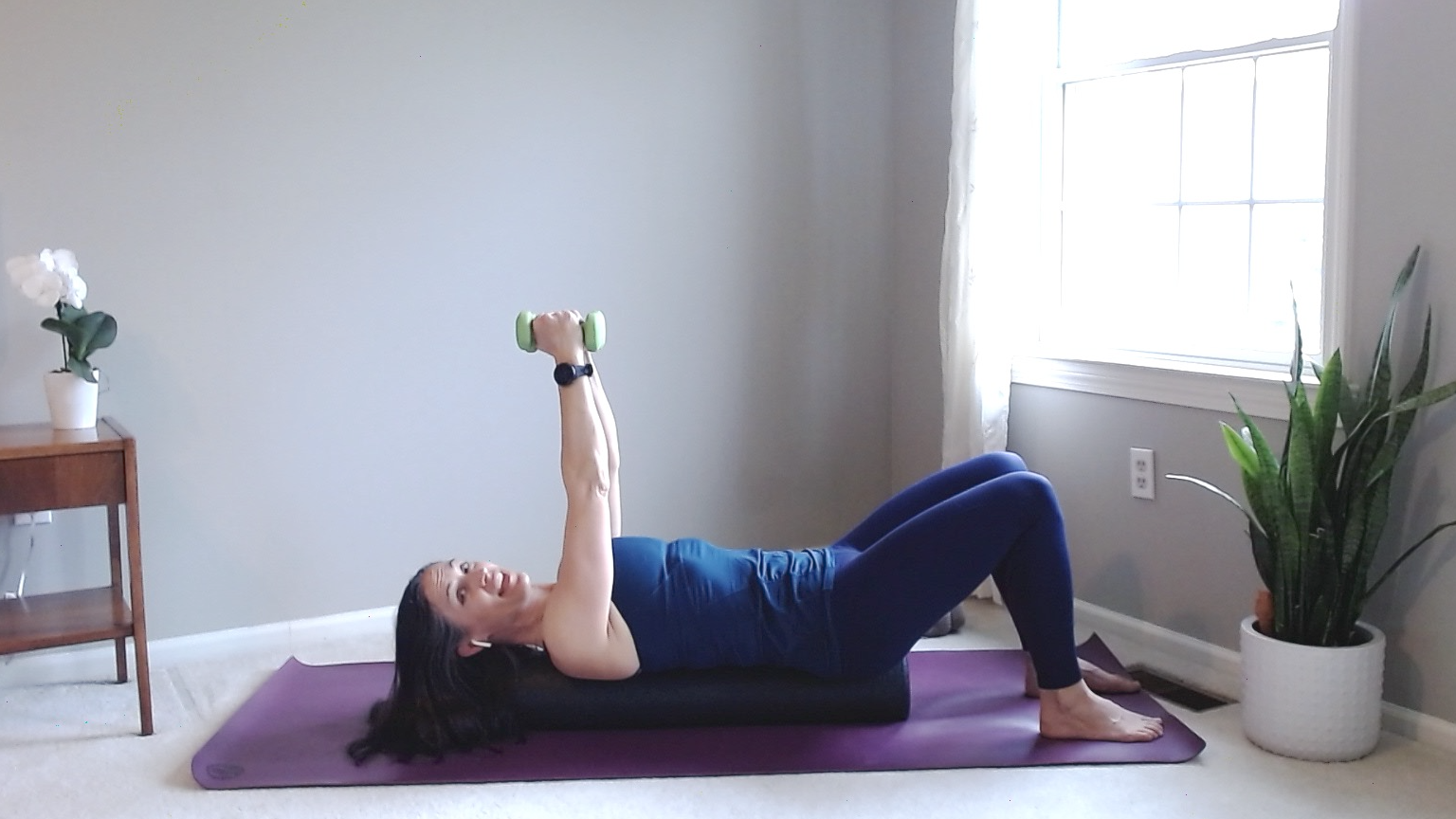 Gentle Core Work on Foam Roller