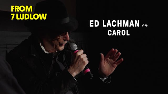From 7 Ludlow: Ed Lachman on "Carol"
