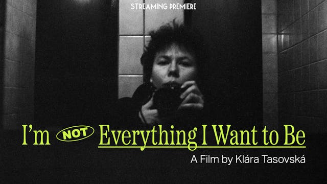 I'm Not Everything I Want to Be