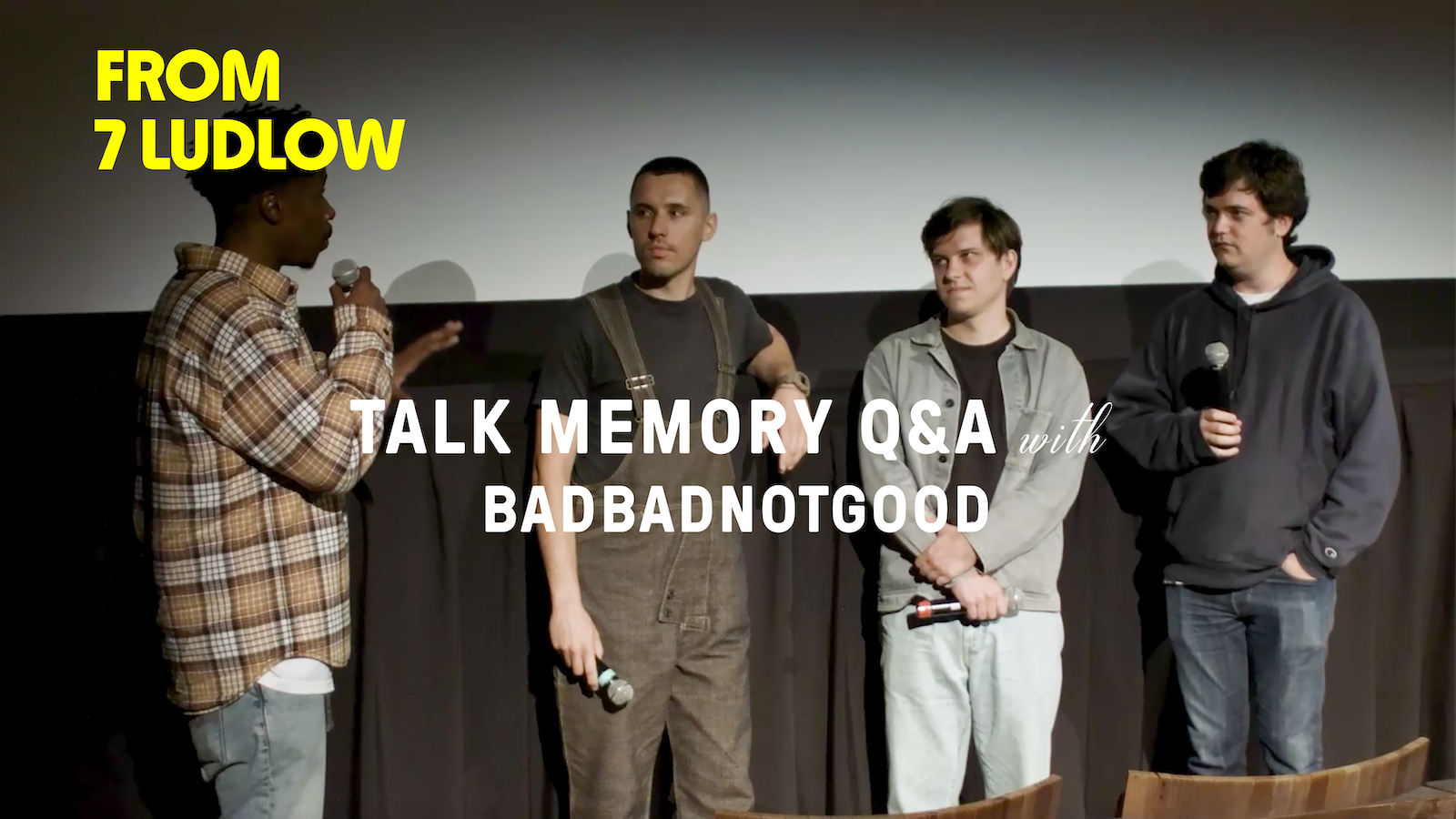From 7 Ludlow: BADBADNOTGOOD on “Talk Memory”