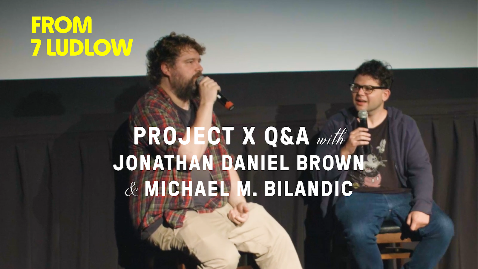 From 7 Ludlow: Jonathan Daniel Brown and Michael M. Bilandic