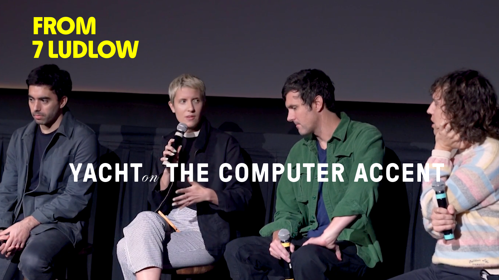 From 7 Ludlow: Yacht on "The Computer Accent"