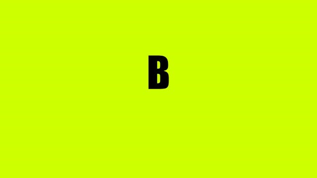 B yellow