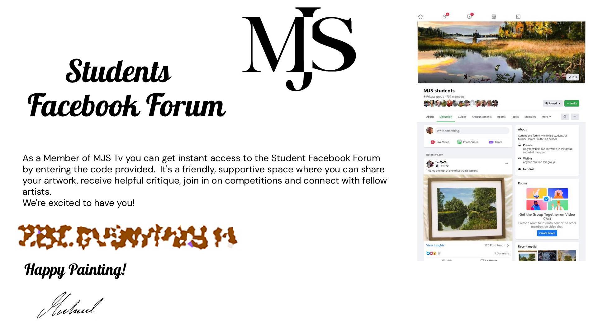 Members Student Forum Code