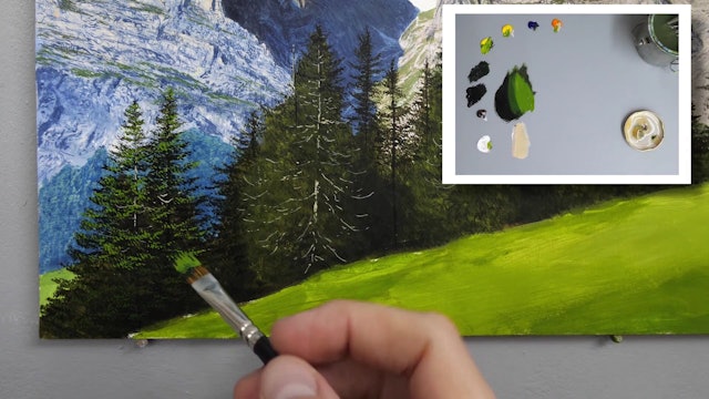 How To Paint a Mountain Part 7