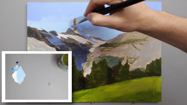 How To Paint a Mountain Part 2