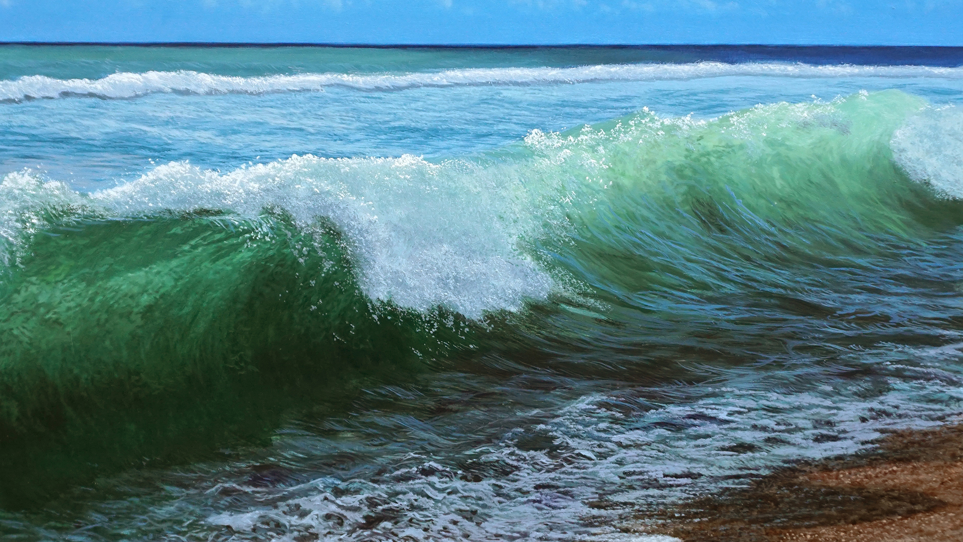 How To Paint a Wave - Advanced Level 1